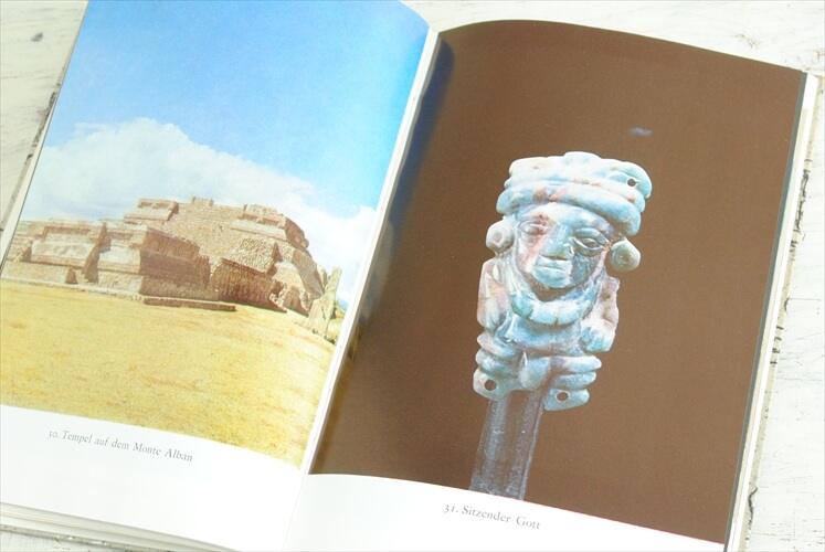 ドイツ インゼル文庫 575番 メキシコ古代工芸 芸術 写真集 洋書 アンティークブック Insel ディスプレイ 古書 本
