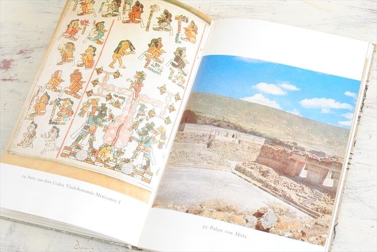 ドイツ インゼル文庫 575番 メキシコ古代工芸 芸術 写真集 洋書 アンティークブック Insel ディスプレイ 古書 本