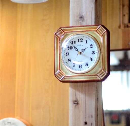 ドイツ製 Kienzle きれいなブラウン陶器 壁時計 新品クウォーツ交換済み 電池式 壁掛け時計 セラミック アンティーク