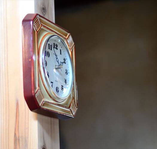 ドイツ製 Kienzle きれいなブラウン陶器 壁時計 新品クウォーツ交換済み 電池式 壁掛け時計 セラミック アンティーク