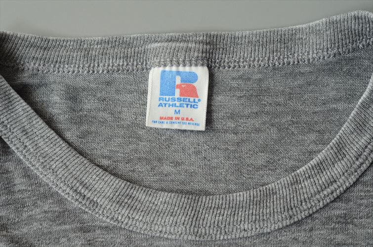 80'sヴィンテージ バスケットボールGeorge Lehmann Tシャツ サイズM レーヨン使用のグレー杢ボディ PONYロゴ USA製 RUSSELL