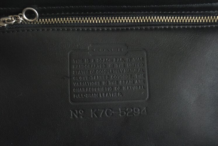 USA製 COACH コーチ 本革レザー ブリーフケース 2way ビジネスバッグ ブラック 黒色 メンズ オールドコーチ