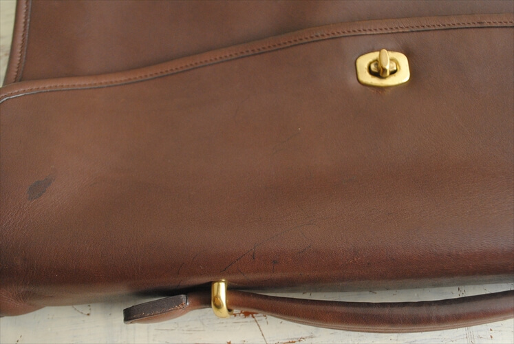 COACH コーチ 本革レザー ブリーフケース 2way ビジネスバッグ ブラウン 茶色 メンズ オールドコーチ_210212