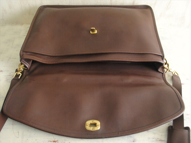 COACH コーチ 本革レザー ブリーフケース 2way ビジネスバッグ ブラウン 茶色 メンズ オールドコーチ_210212