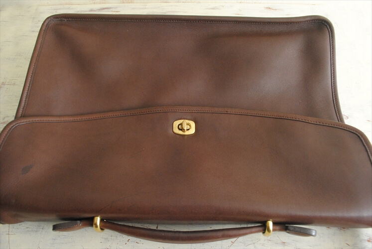 COACH コーチ 本革レザー ブリーフケース 2way ビジネスバッグ ブラウン 茶色 メンズ オールドコーチ_210212
