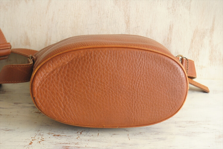 イタリア製 COACH オールドコーチ ショルダーバッグ 本革 レザー コーチ ブラウン 茶色 レディース メンズ