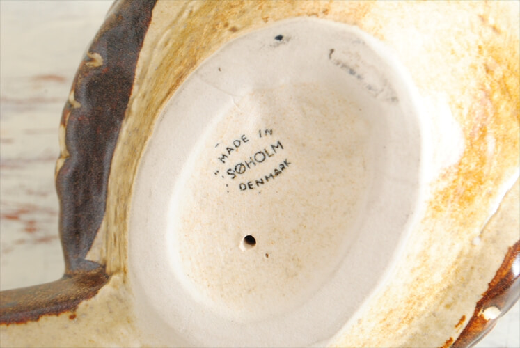 デンマーク製 Soholm 陶器 鳥のオブジェ スーホルム JOSEPH SIMON インテリア 北欧 インテリア アンティーク