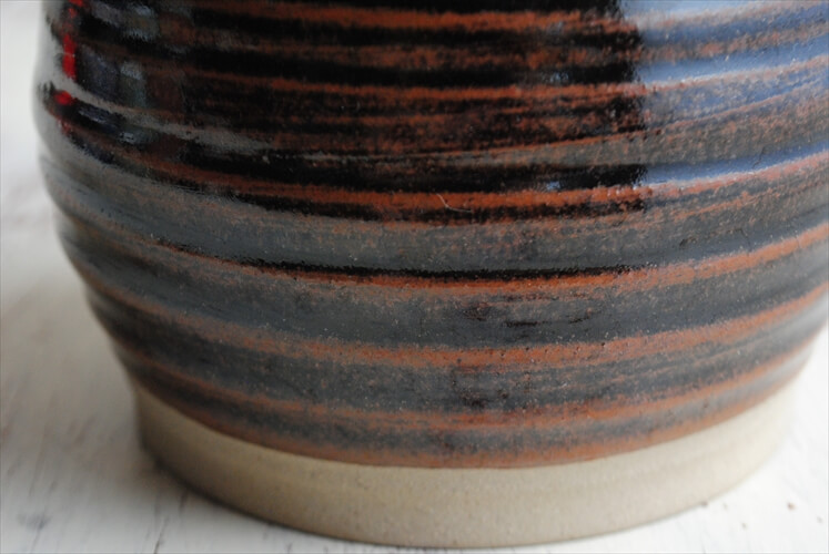 デンマークから 陶器の一輪挿し 花瓶 北欧 花器 フラワーベース 一輪挿し ヴィンテージ アンティーク