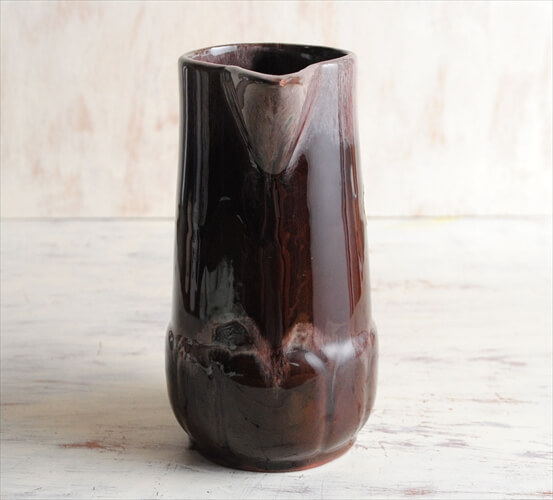 東ドイツ製 ヴィンテージ Harzer Keramik 陶器の花瓶 花器 一輪挿し ミッドセンチュリー期 フラワーベース アンティーク_230606