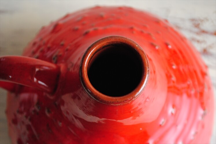 西ドイツ製 ヴィンテージ Montanus&Remy 陶器の花瓶 花器 一輪挿し ミッドセンチュリー期 フラワーベース アンティーク_230606