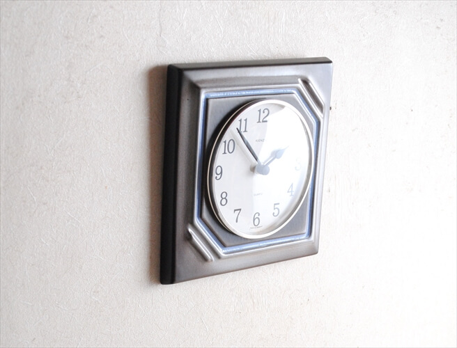 ドイツ製 KIENZLE 陶器の壁時計 電池式 キンツレー 壁掛け時計 セラミック キッチンクロック アンティーク