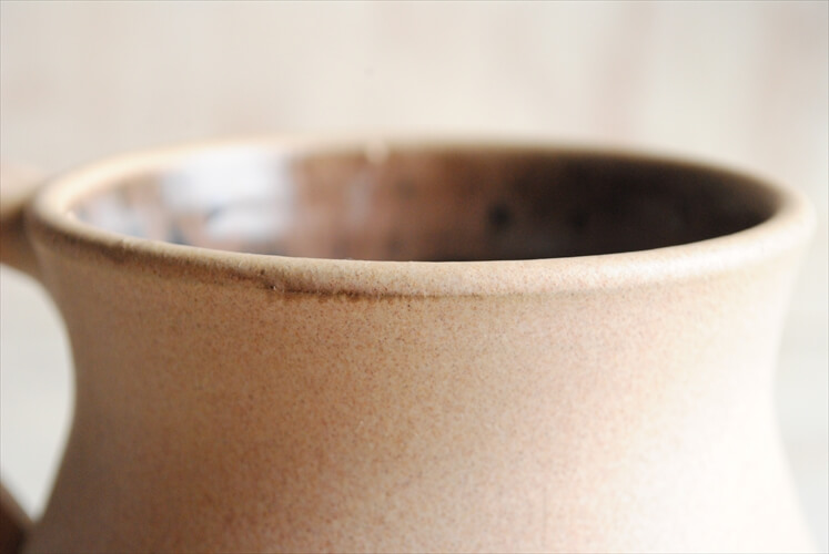 ドイツから ヴィンテージ 陶器の花瓶 花器 Art pottery フラワーポット 一輪挿し フラワーベース ミッドセンチュリー アンティーク_230802