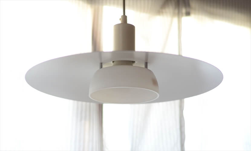 デンマーク製 Design Light A/S ペンダントライト 北欧 ホワイト ミッドセンチュリー ランプ 照明 ホルムガード アンティーク