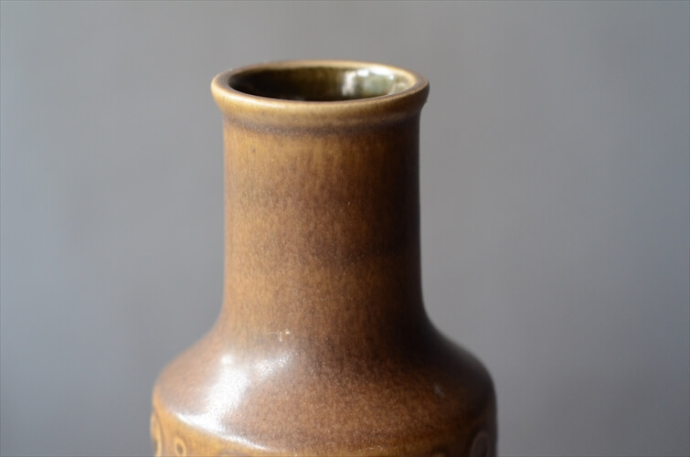 西ドイツ製 ヴィンテージ Ilkra Keramik 陶器の花瓶 Jlkra 花器 一輪挿し ミッドセンチュリー期 フラワーベース アンティーク_240307