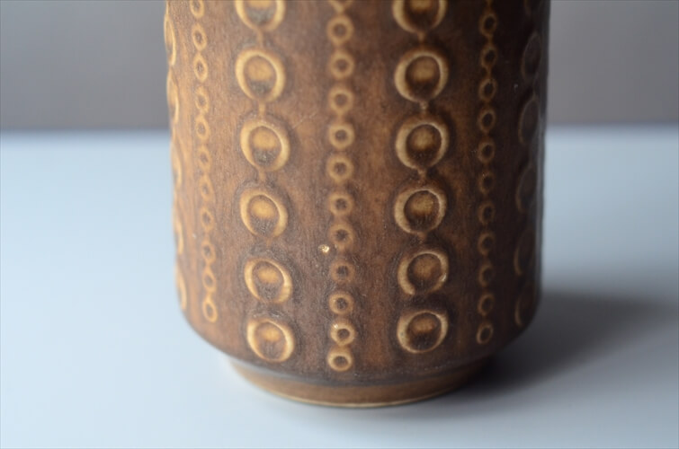 西ドイツ製 ヴィンテージ Ilkra Keramik 陶器の花瓶 Jlkra 花器 一輪挿し ミッドセンチュリー期 フラワーベース アンティーク_240307