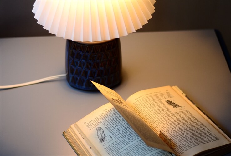 デンマーク製 SOHOLM 陶器 デスクランプ シェード付き スーホルム Einar Johansen 北欧 照明 テーブル 卓上 ライト アンティーク