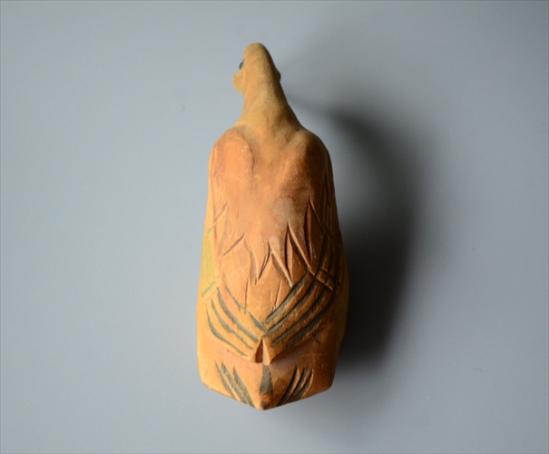 フランスから 木製の鴨 オブジェ デコイ 鳥 アンティーク ヴィンテージ_240402