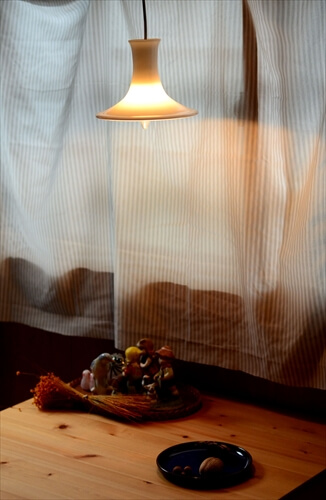 デンマーク製 Holmegaard Mandarin ペンダントライト Mini ガラス 北欧 ランプ 照明 ヴィンテージ ホルムガード アンティーク