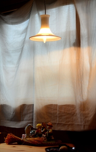 デンマーク製 Holmegaard Mandarin ペンダントライト Mini ガラス 北欧 ランプ 照明 ヴィンテージ ホルムガード アンティーク