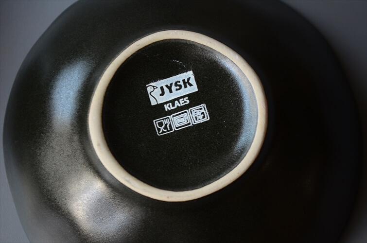 デンマーク JYSK KLAES　15cm 陶器の器 お皿 ボウル イースク Denmark_240509