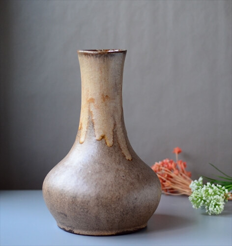 ドイツ Art Pottery Fat Lava 陶器の花瓶 ファットラバー ベース ミッドセンチュリー ヴィンテージ 花器 アンティーク