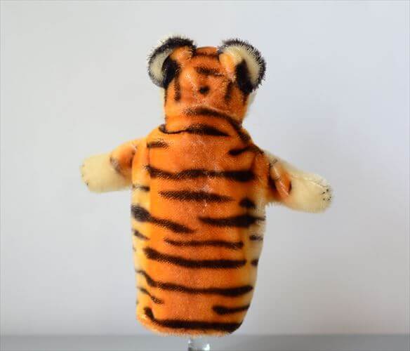 ドイツ製 Steiff ハンドパペット トラ シュタイフ Hand-Tiger ぬいぐるみ ドール フィギュア アンティーク ヴィンテージ_241009