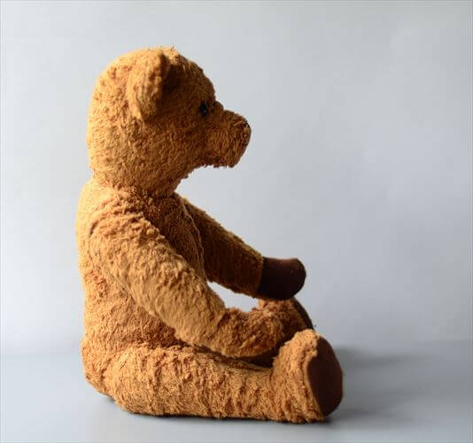 ドイツから ヴィンテージ テディベア 全高46cm Teddy Bear 手足可動式 ぬいぐるみ フィギュア アンティーク