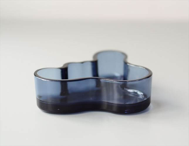 廃盤 iittala Aalto Bowl イッタラ アールトボウル ALVAR AALTO ガラス トレー 北欧 アンティーク_241025