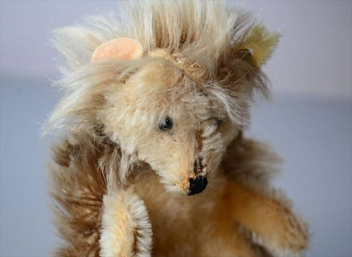 1951～85年 ドイツ製 Steiff ハリネズミ シュタイフ Joggi Hedgehog ぬいぐるみ ドール フィギュア アンティーク ヴィンテージ_241107