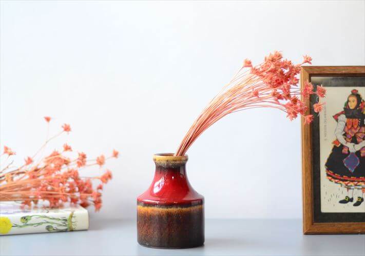 ドイツ製 ヴィンテージ Scheurich Fat Lava Vase 花瓶 花器 ファットラバー ミッドセンチュリー期 フラワーベース アンティーク
