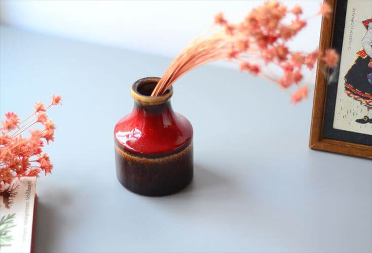ドイツ製 ヴィンテージ Scheurich Fat Lava Vase 花瓶 花器 ファットラバー ミッドセンチュリー期 フラワーベース アンティーク