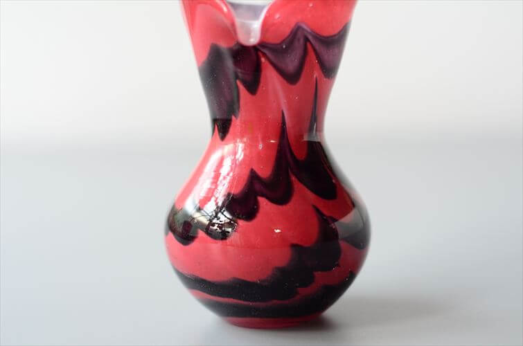 イタリア ムラーノグラスを彷彿させるキレイなガラスのジャグ ピッチャー 花器 Italy Murano Style ヴィンテージ アンティーク