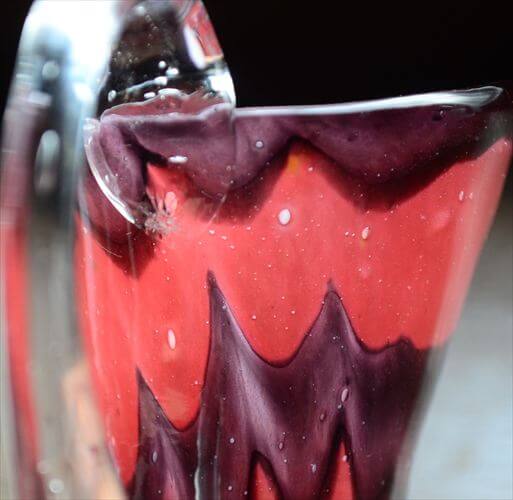 イタリア ムラーノグラスを彷彿させるキレイなガラスのジャグ ピッチャー 花器 Italy Murano Style ヴィンテージ アンティーク