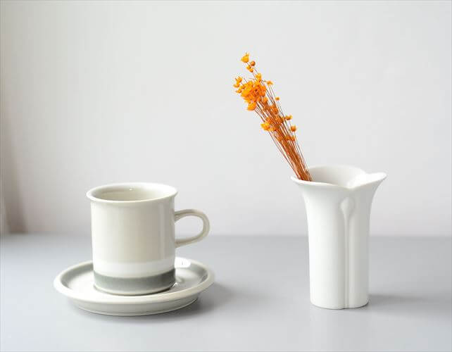 1970~80年代 ドイツ製 Arzberg ヴィンテージ 陶器の花瓶 アルツベルグ 花器 一輪挿し フラワーベース アンティーク_240319