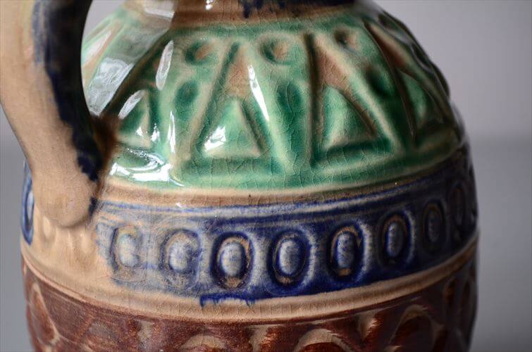 ドイツ製 ヴィンテージ Bay Keramik Vase 花瓶 花器 ファットラバー ミッドセンチュリー フラワーベース アンティーク_250424