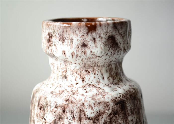 ドイツ製 ヴィンテージ Scheurich Fat Lava Vase 花瓶 花器 ファットラバー ミッドセンチュリー期 フラワーベース アンティーク_250424
