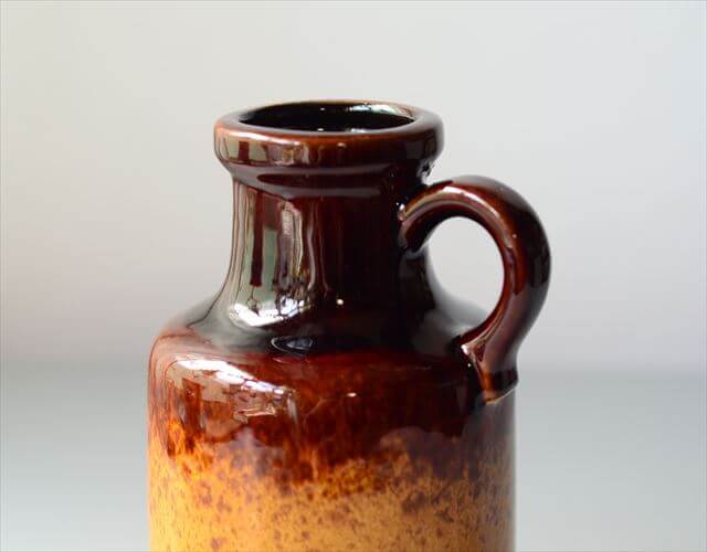 ドイツ製 ヴィンテージ Scheurich Fat Lava Vase 花瓶 花器 ファットラバー ミッドセンチュリー期 フラワーベース アンティーク_250501