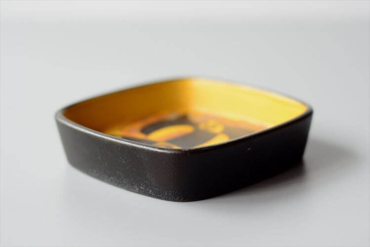 Royal Copenhagen Fajance Baca スクエアトレー 11cm プレート Johanne Gerber ロイコペ ロイヤルコペンハーゲン 北欧 アンティーク_250519