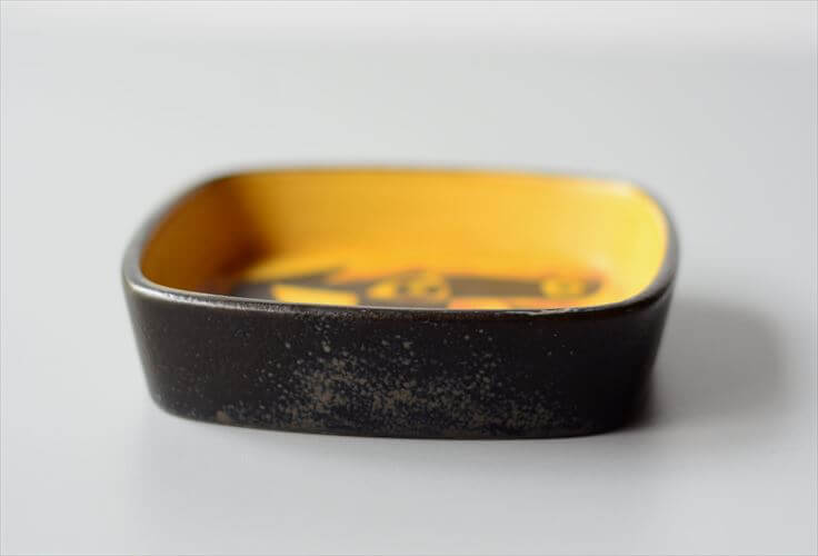 Royal Copenhagen Fajance Baca スクエアトレー 11cm プレート Johanne Gerber ロイコペ ロイヤルコペンハーゲン 北欧 アンティーク_250519