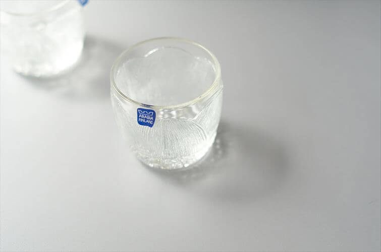 フィンランド製 ARABIA Pioni ショットグラス 30ml NUUTAJARVI アラビア ヌータヤルヴィ ピオニ ガラス 北欧 アンティーク