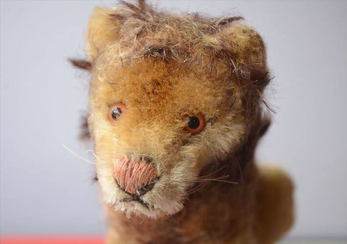 1956-76年代 ドイツ製 Steiff お座りライオン Leo Lion ぬいぐるみ シュタイフ ドール フィギュア アンティーク ヴィンテージ_250605