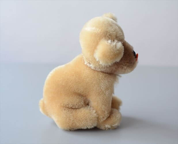 1960-81年代 ドイツ製 Steiff お座りイヌ Mopsy ぬいぐるみ シュタイフ ドール フィギュア アンティーク ヴィンテージ_250605