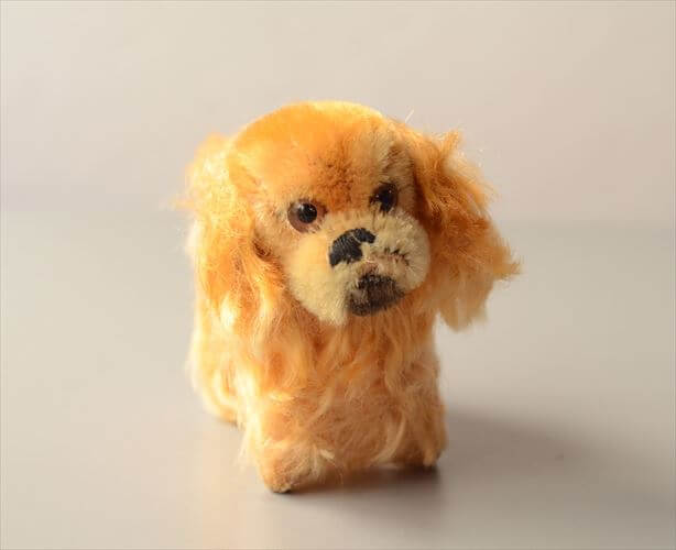 1953-76年代 ドイツ製 Steiff イヌ Pekinese Peky ぬいぐるみ シュタイフ ドール フィギュア アンティーク ヴィンテージ_250606