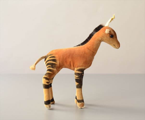 1958-70年代 ドイツ製 Steiff オカピ Okapi ぬいぐるみ シュタイフ ドール フィギュア アンティーク ヴィンテージ_250606