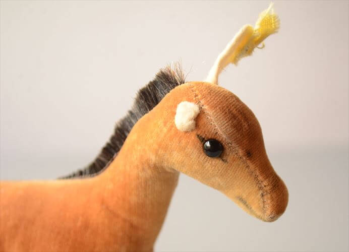 1958-70年代 ドイツ製 Steiff オカピ Okapi ぬいぐるみ シュタイフ ドール フィギュア アンティーク ヴィンテージ_250606