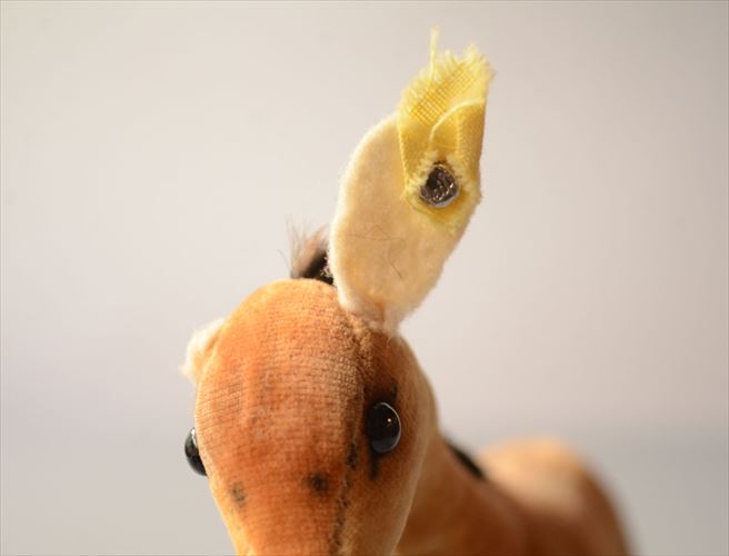 1958-70年代 ドイツ製 Steiff オカピ Okapi ぬいぐるみ シュタイフ ドール フィギュア アンティーク ヴィンテージ_250606