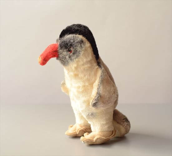 1956-75年代 ドイツ製 Steiff ペンギン Peggy Penguin ぬいぐるみ シュタイフ ドール フィギュア アンティーク ヴィンテージ_250606
