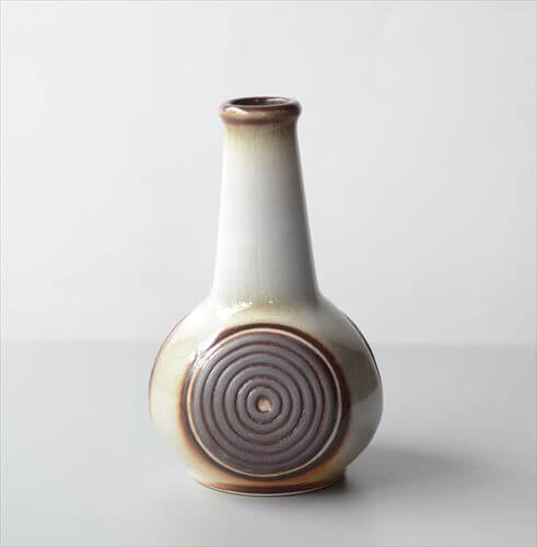 デンマーク製 SOHOLM 花瓶 Einar Johansen ホワイト 北欧雑貨 花器 スーホルム 一輪挿し フラワーベース アンティーク_250610
