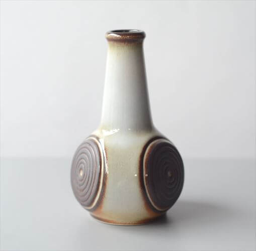 デンマーク製 SOHOLM 花瓶 Einar Johansen ホワイト 北欧雑貨 花器 スーホルム 一輪挿し フラワーベース アンティーク_250610