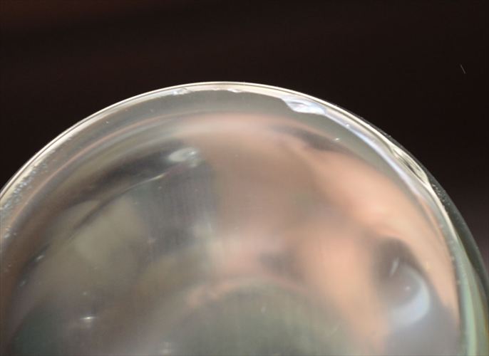 フィンランド製 Humppila ガラスベース 花瓶 17cm高 Mikko Helander クリア 花器 フンピラ 北欧 ヴィンテージ アンティーク